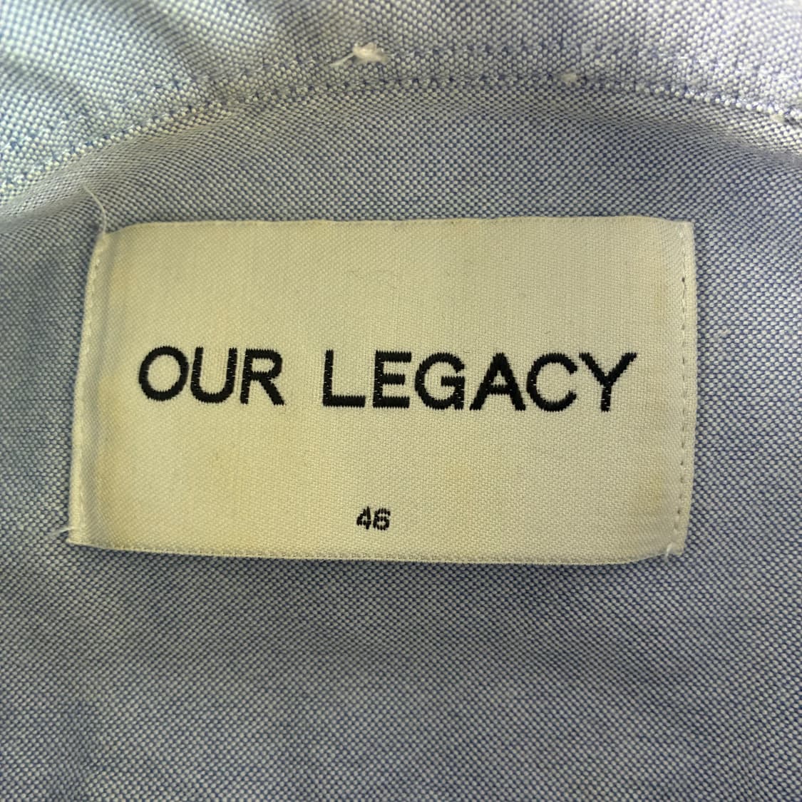 Our legacy  아워레거시 코튼 소라 옥스퍼드 셔츠  상품이미지4
