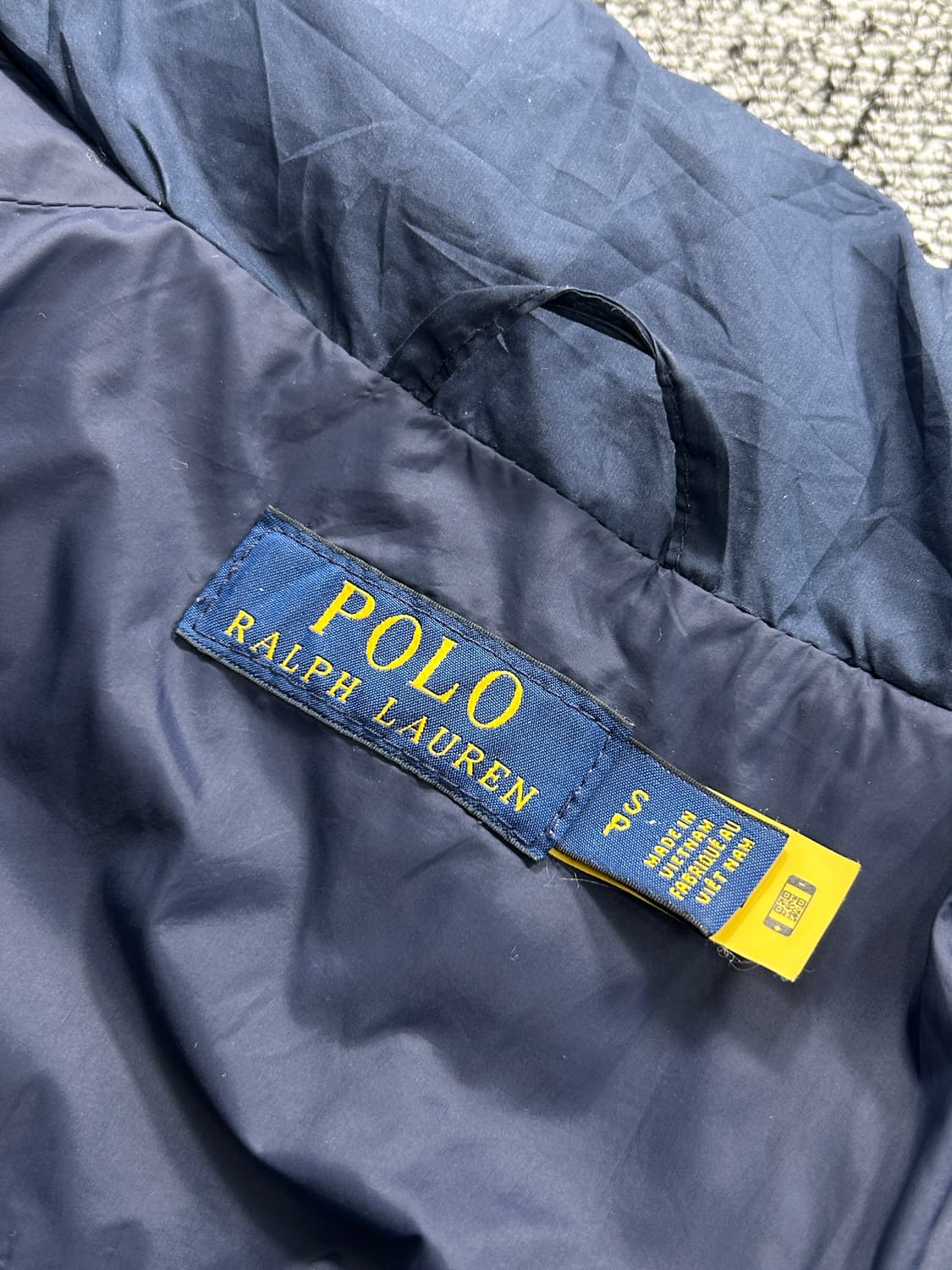 폴로 랄프로렌 신형 큐알 투웨이 경량패딩 S  상품이미지6