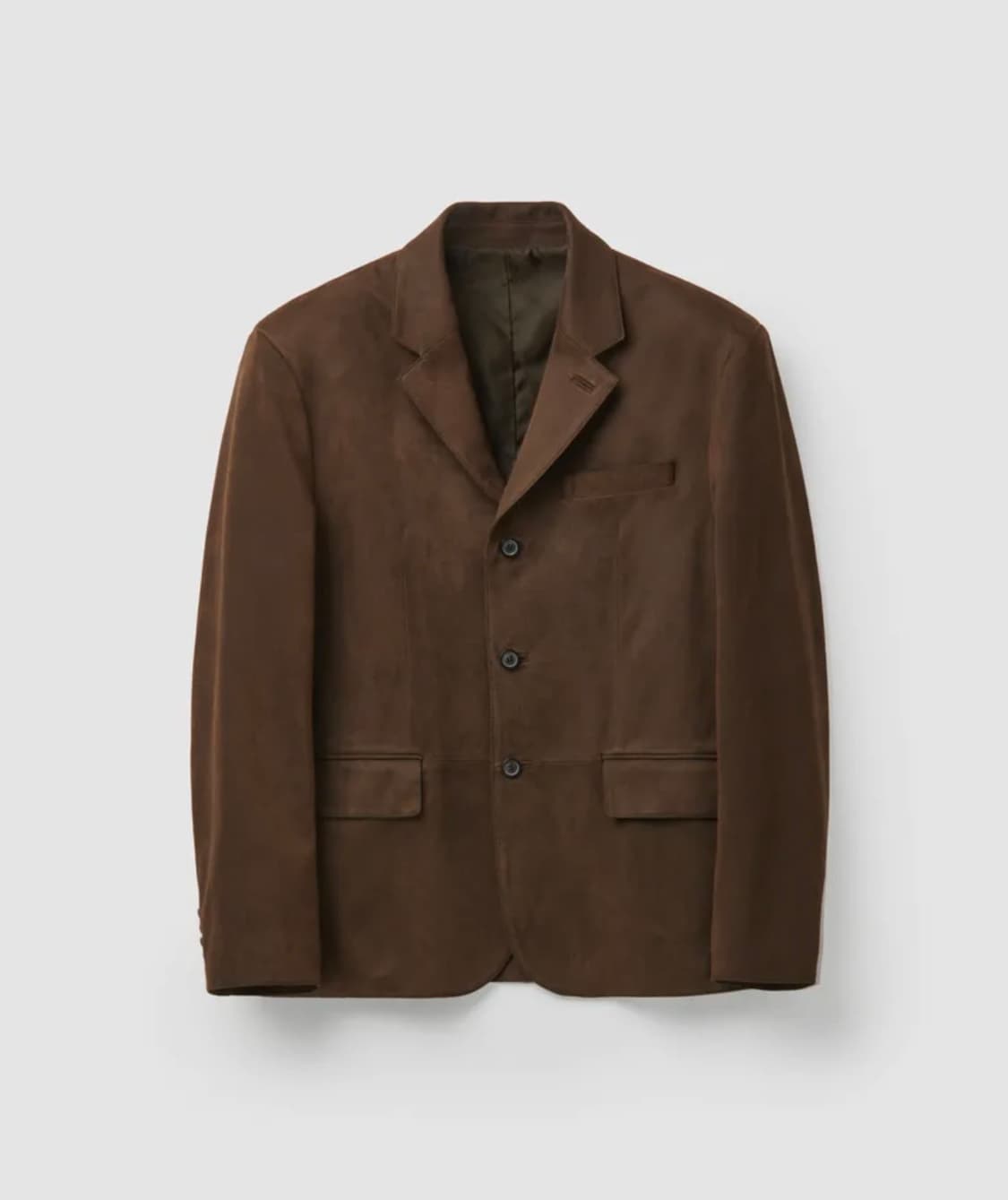 [XL]쿠어 페이크 스웨이드 쓰리 버튼 블레이저 상품이미지1