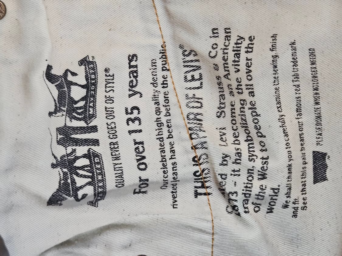 LEVI'S 리바이스 502 워싱 데님 팬츠 상품이미지5