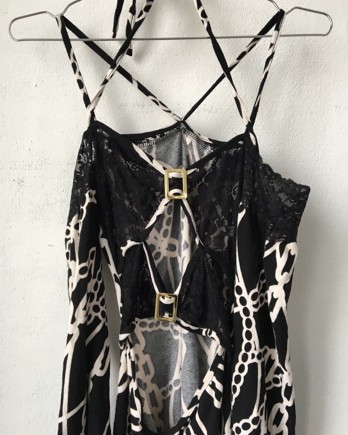 Chain pattern knit onepiece 상품이미지5