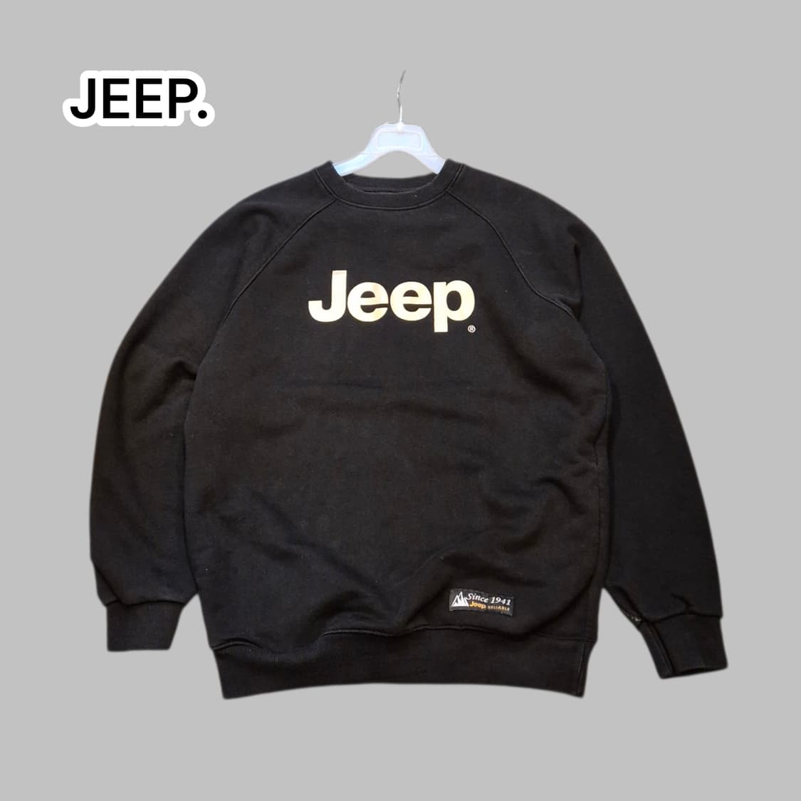 (S)JEEP 블랙 맨투맨  상품이미지1