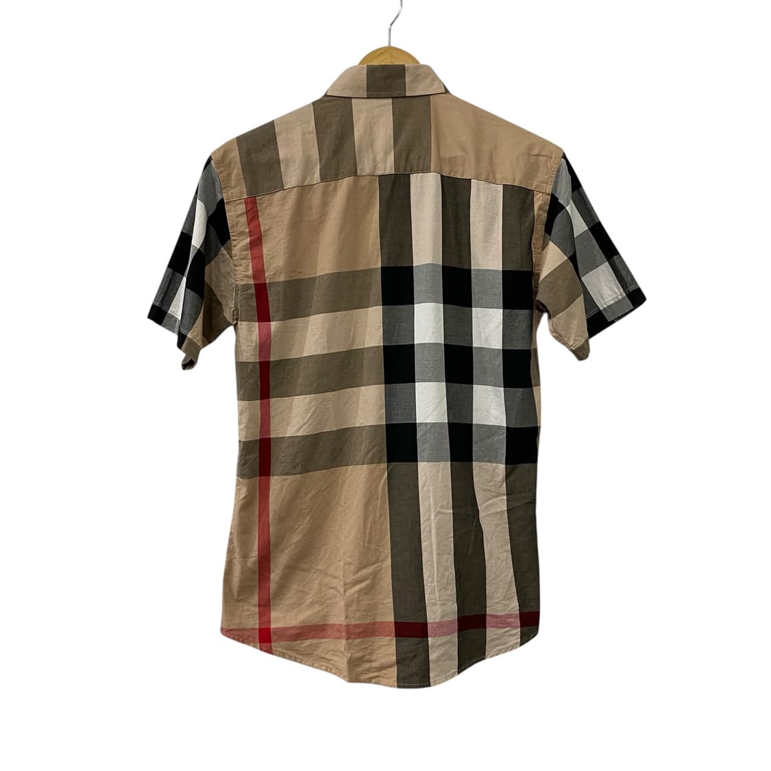 여성용 버버리 체크 반팔셔츠(M) 상품이미지2