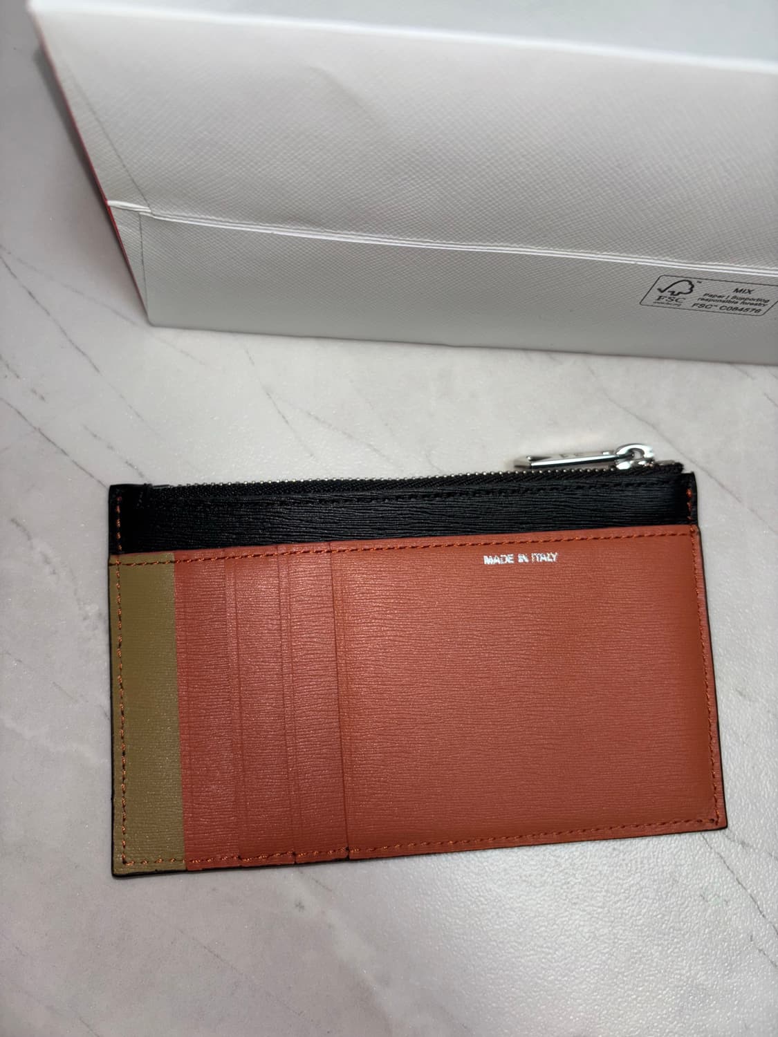 폴스미스 사피아노 블랙 캐롯 레더지갑 상품이미지2