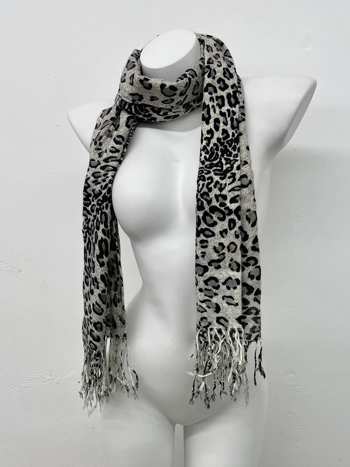펑크 레오파드 수술 머플러  상품이미지1