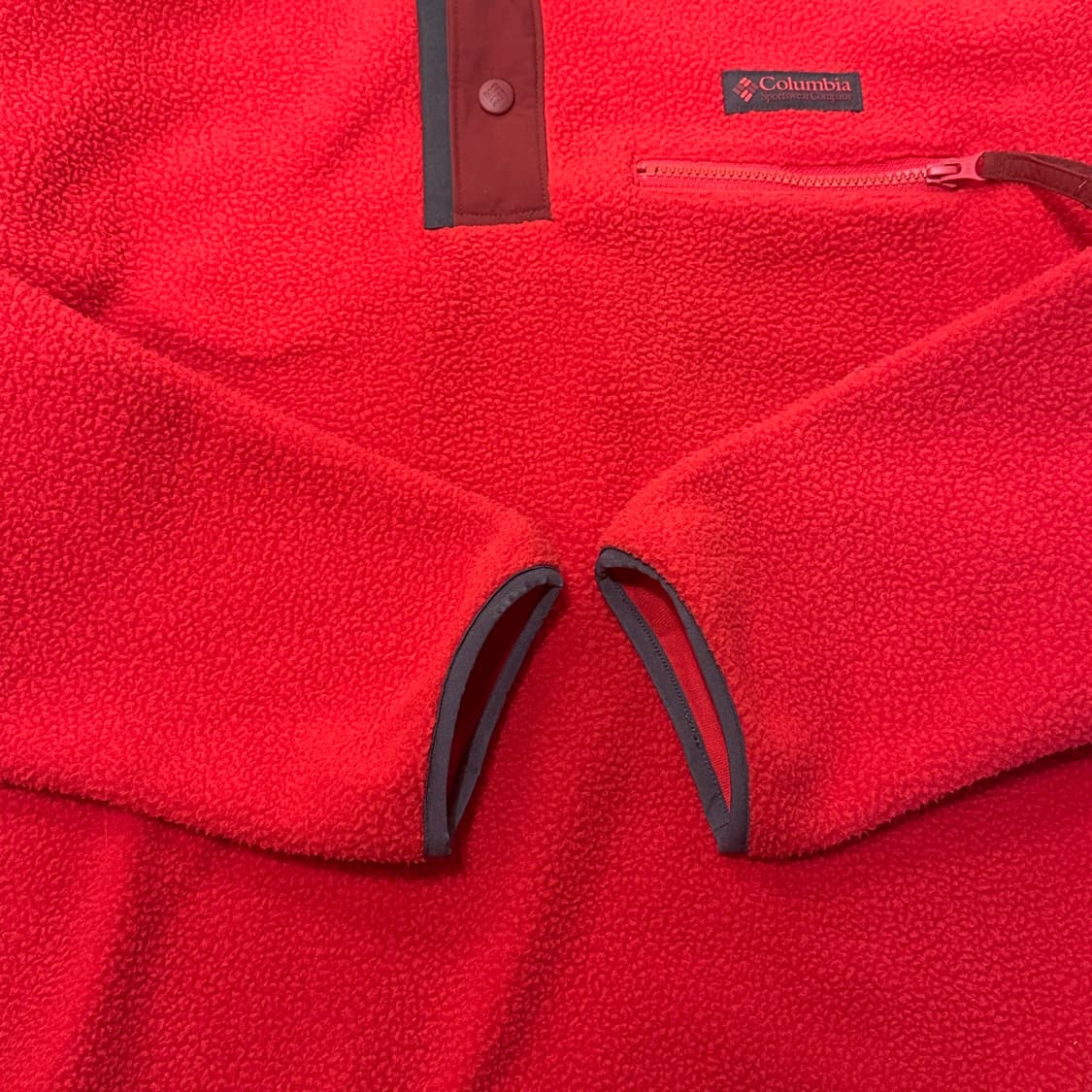 컬럼비아 플리스 풀오버 스냅티 (XL/105) 신칠라 상품이미지5