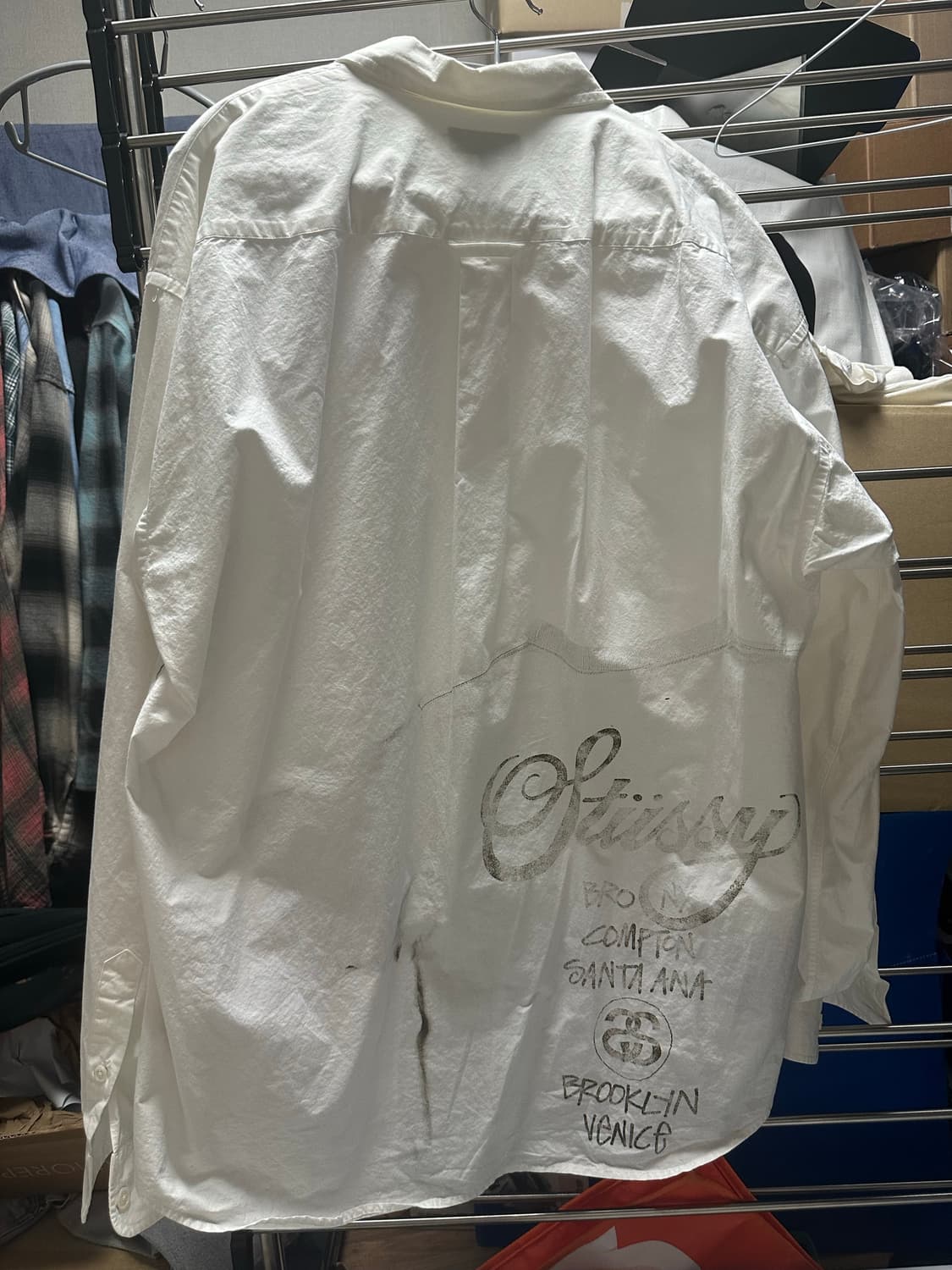 L 스투시 월드투어 셔츠 상품이미지2