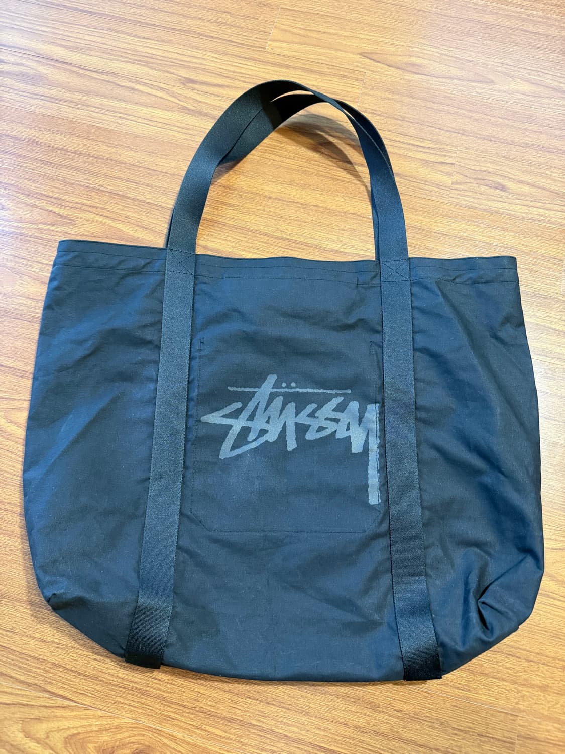 스투시 아워레가시 빅 비치 토트백 블랙 상품이미지4