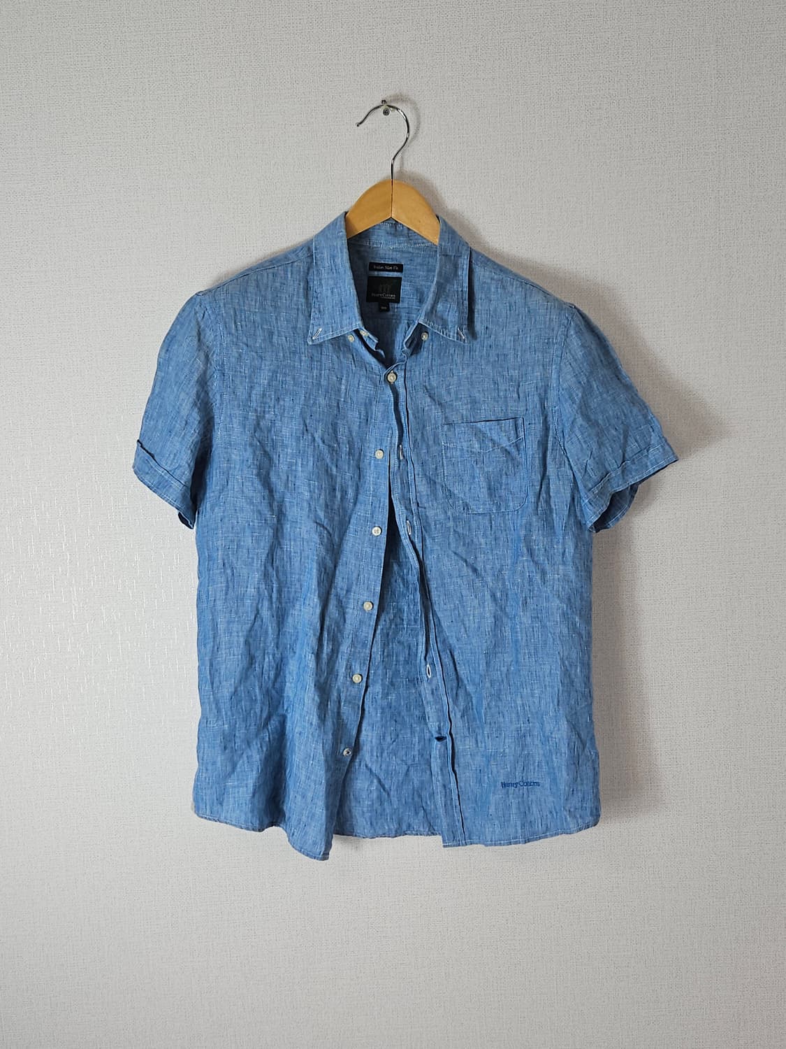 헨리코튼 린넨 반팔셔츠 클래식 100 상품이미지1