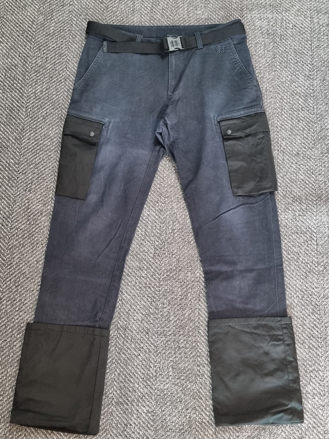 KOLON SPORT — 네이비 블록 카고 하이킹 팬츠 상품이미지1