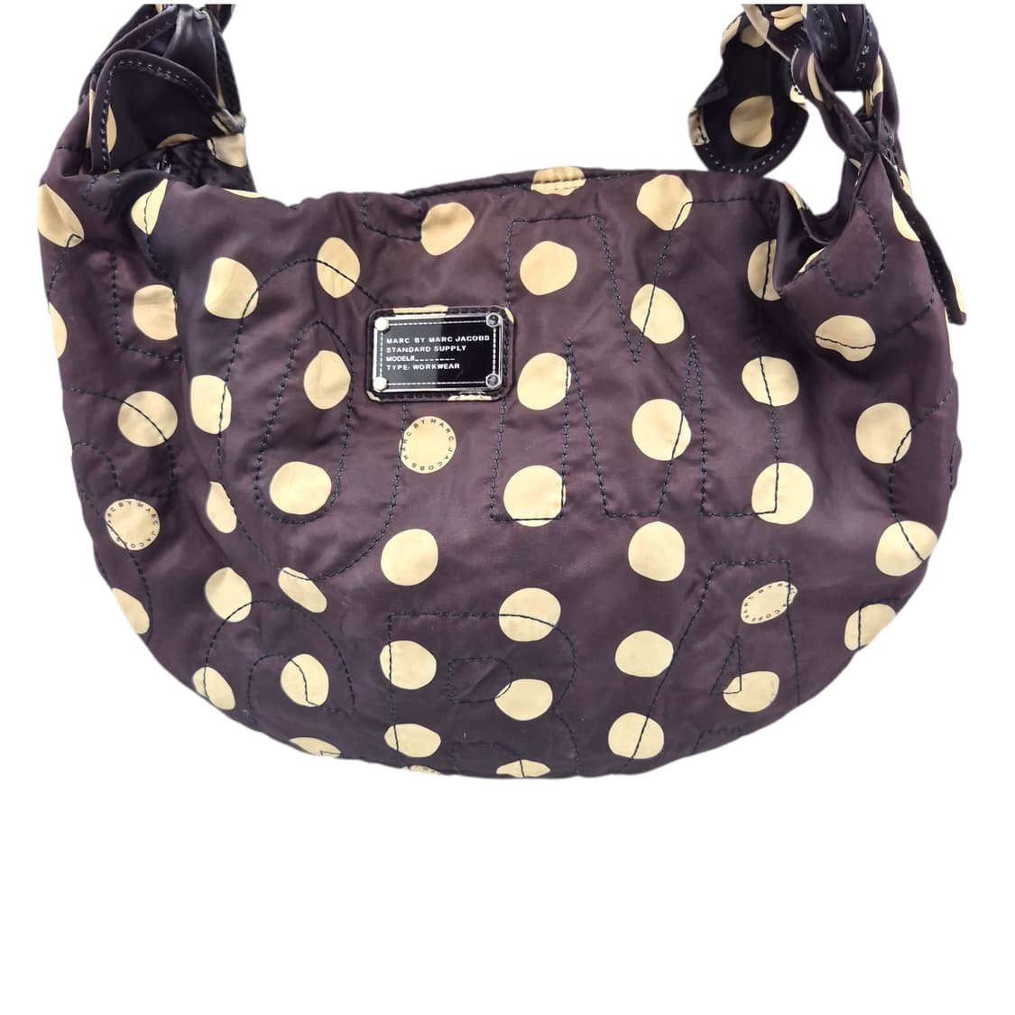 08s 마크제이콥스 브라운 도트 빅 숄더백 상품이미지1