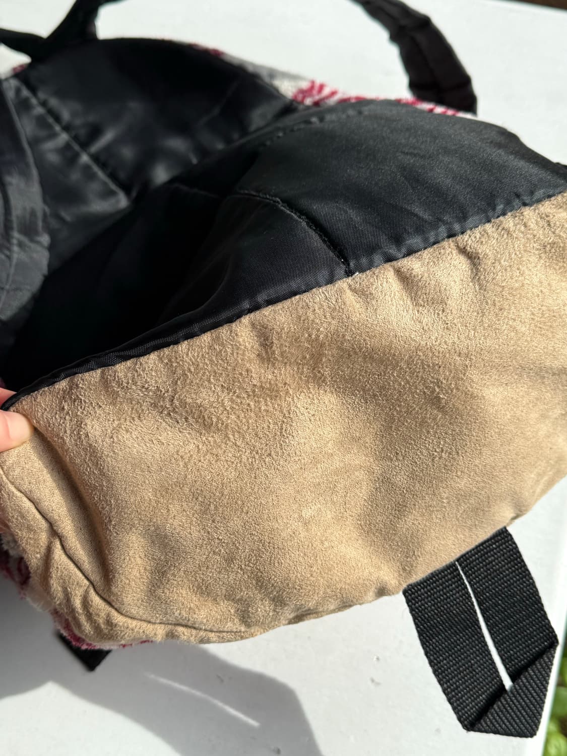 후리스 백팩 플리스백팩 눈꽃백팩 모리걸 일본빈티지 모리무드 상품이미지7