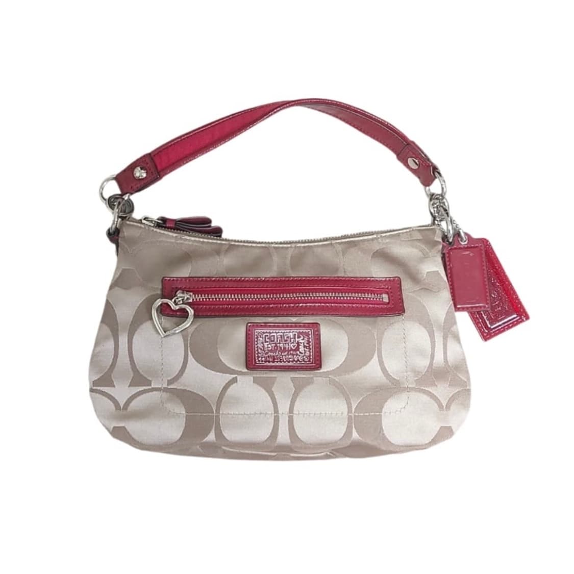 COACH 코치 데이지 새틴 하트로고 미니백 y2k 2000s 하이틴 상품이미지2