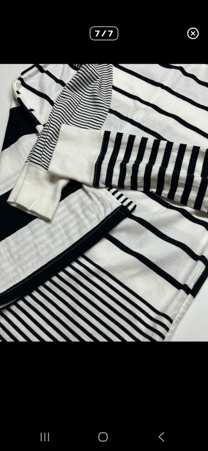 타카히로미야시타 더솔로이스트 21ss 멀티 스트라이프 티 상품이미지7