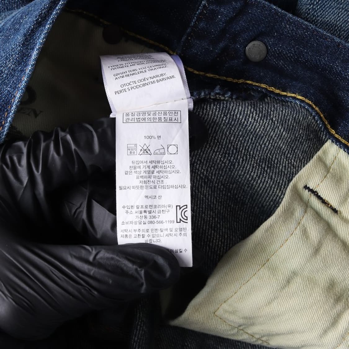 폴로 랄프 로렌 멕시코제 워싱 컷오프 데님 팬츠 28 상품이미지6