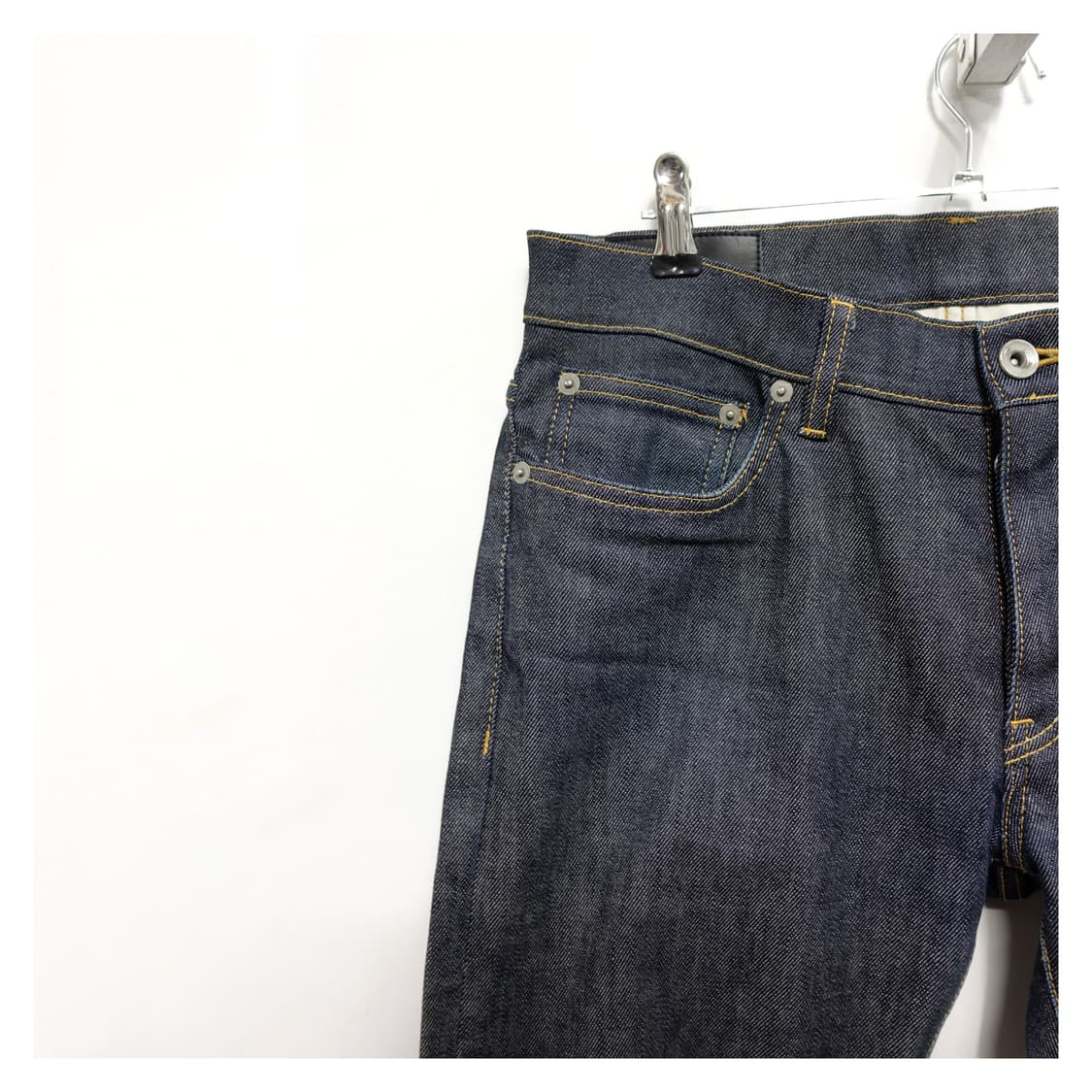 [3]ATTACHMENT 어태치먼트 셀비지 슈퍼 스트레치 원워시 데님 상품이미지7