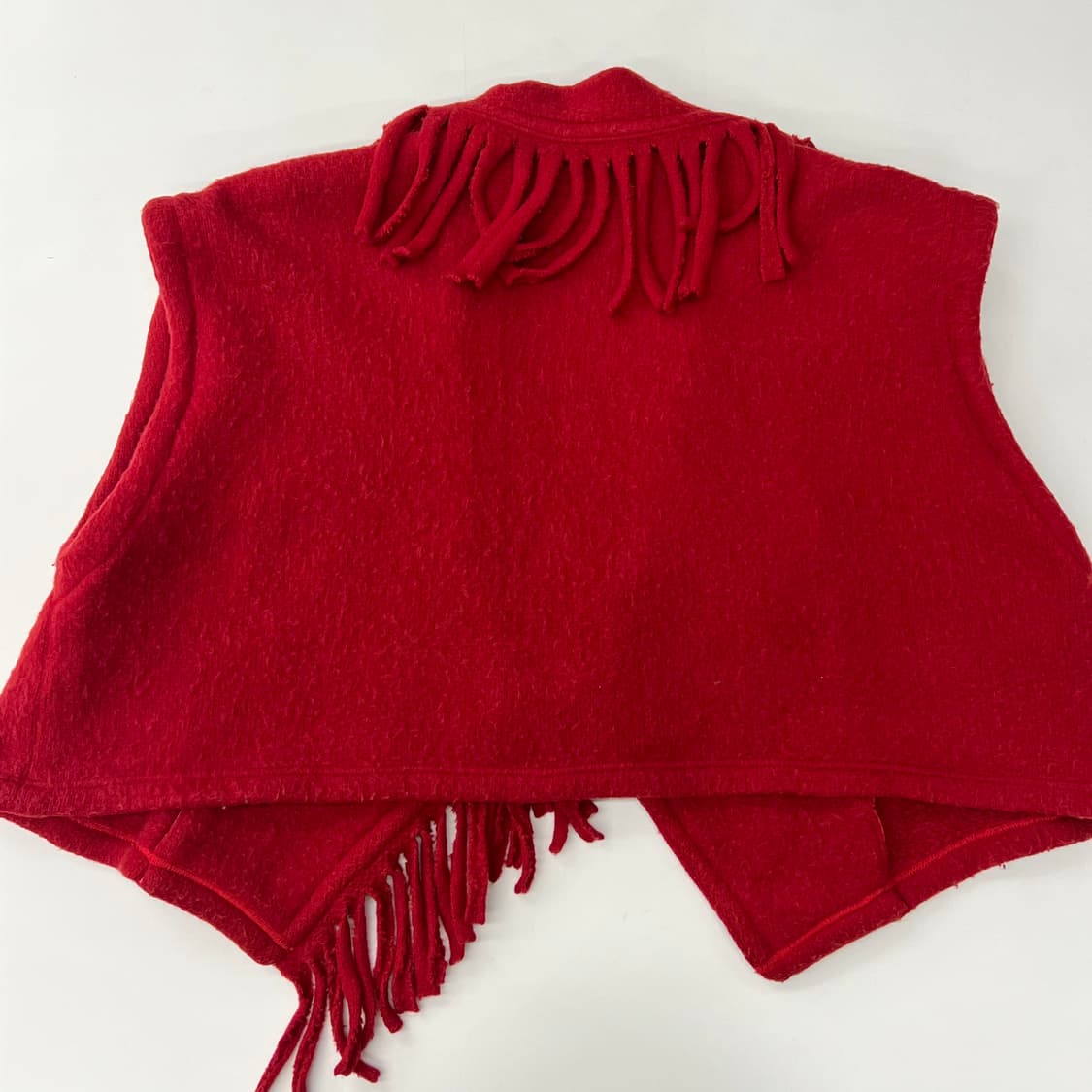 isseymiyake 90‘s 이세이미야케 울 레드 테 상품이미지5