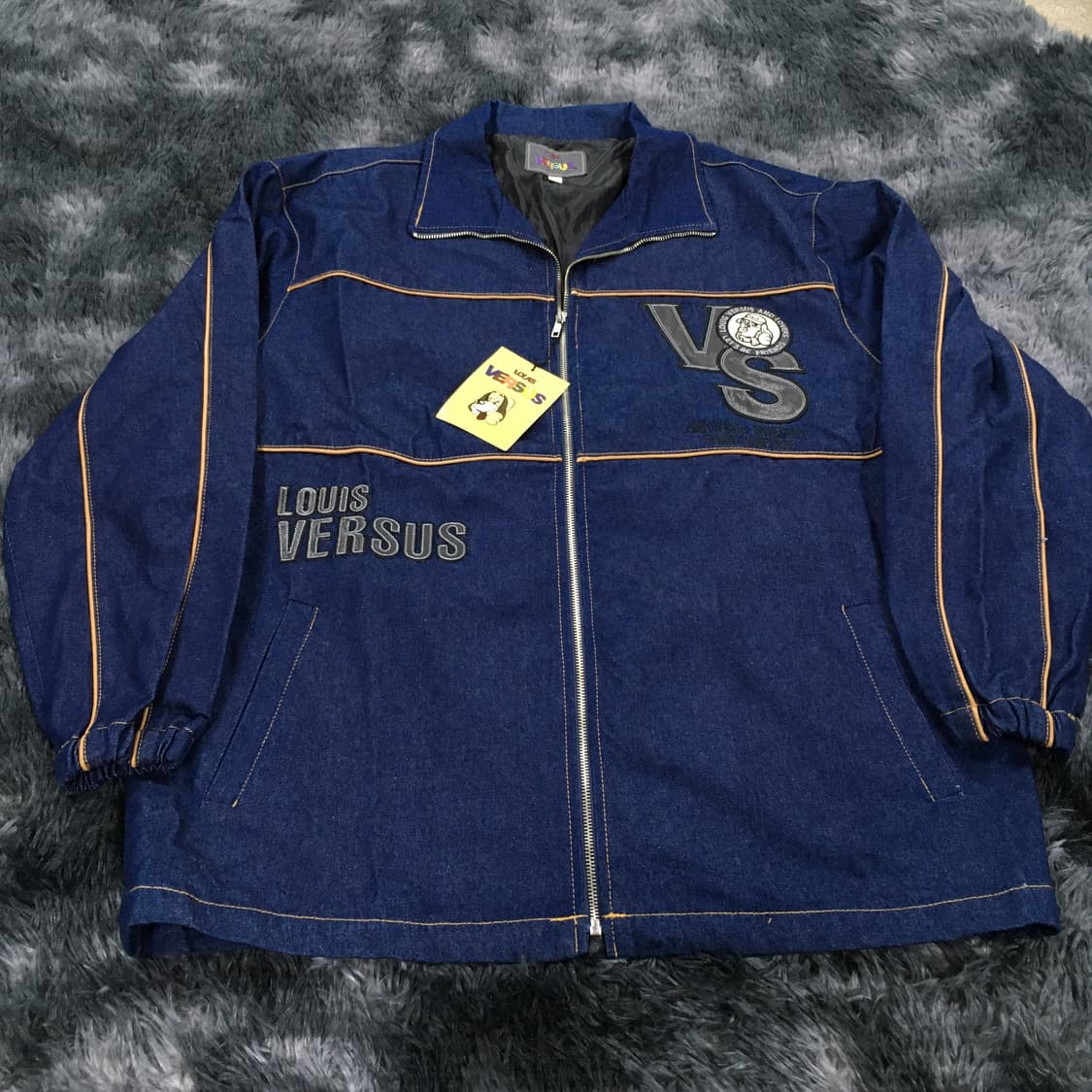 투티/0256 LOUIS VERSUS 데님 스티치 자켓 일본빈티지 새상품 상품이미지4