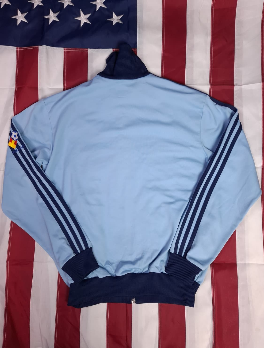 오리지날 아디다스 에스파냐 82 스카이블루 트랙탑져지 상품이미지4