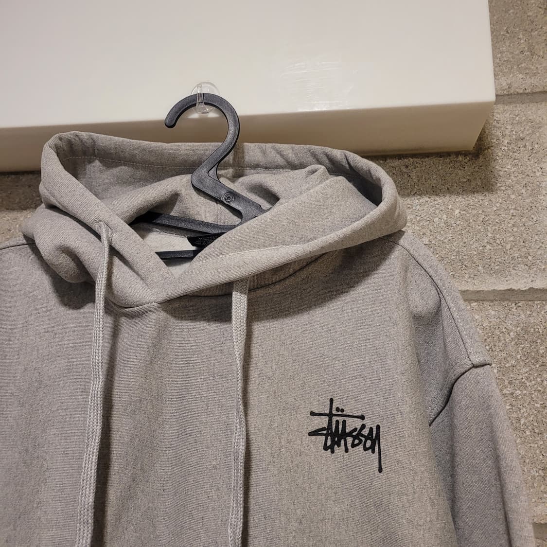 스투시 베이직로고 후드 S 상품이미지3