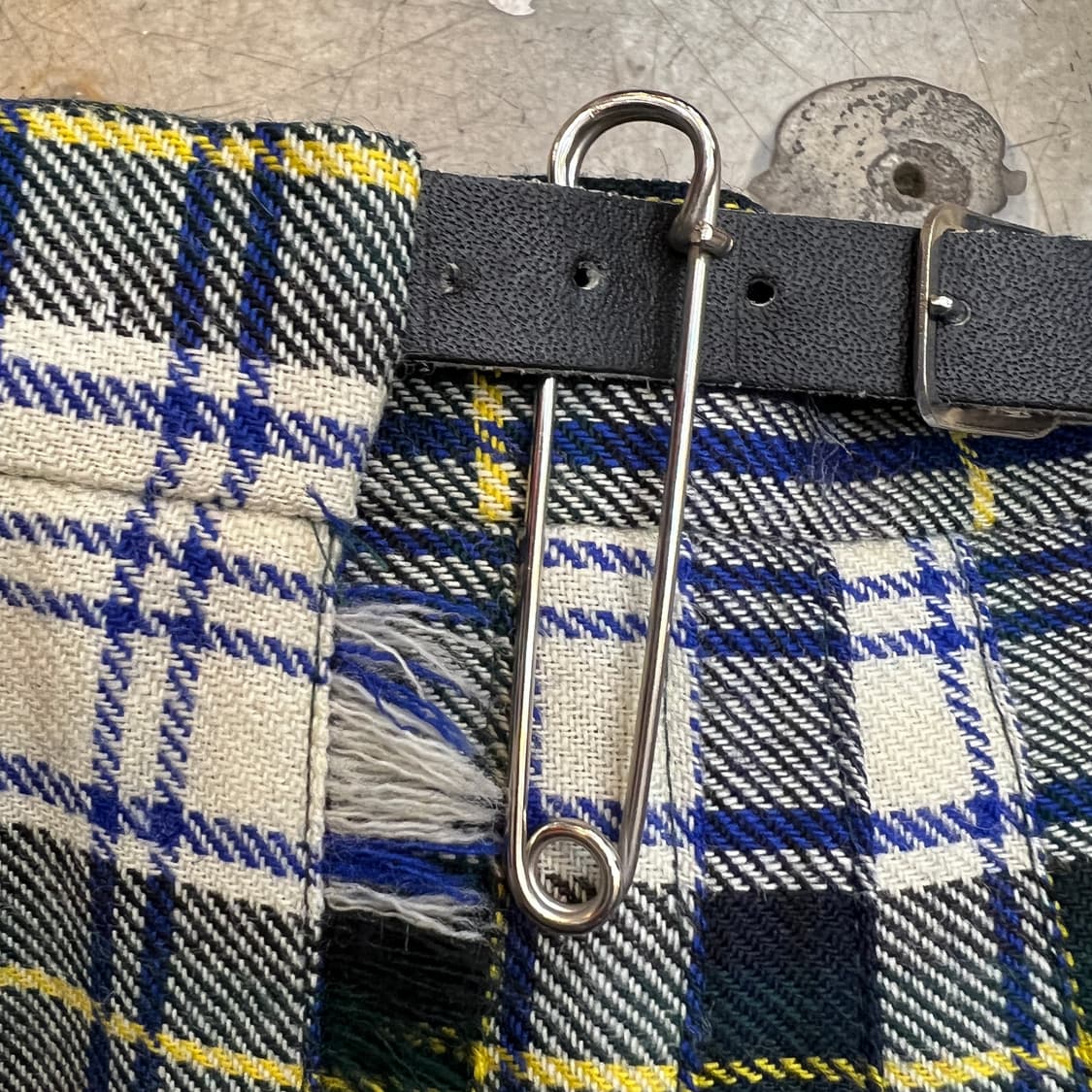 빈티지 퓨어울 플리츠 랩스커트 상품이미지6