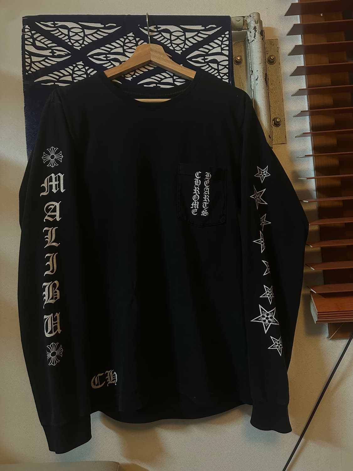 [M] 90s Chrome Hearts 스타 프린팅 롱슬리브 상품이미지2