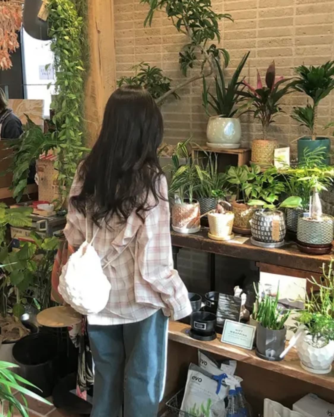 모모 복숭아 체크셔츠 상품이미지8