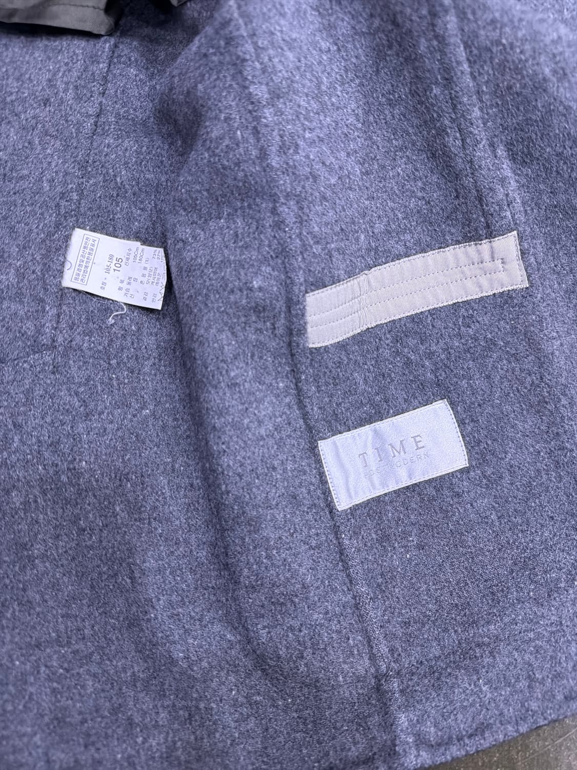 타임옴므 울 캐시미어 블렌디드 싱글버튼 블레이저 자켓 105 상품이미지5