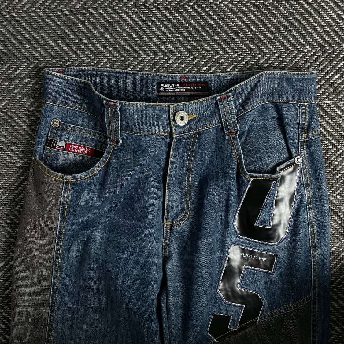 00s 후부 올드스쿨 자수 빅로고 데님 팬츠o 3060 상품이미지3