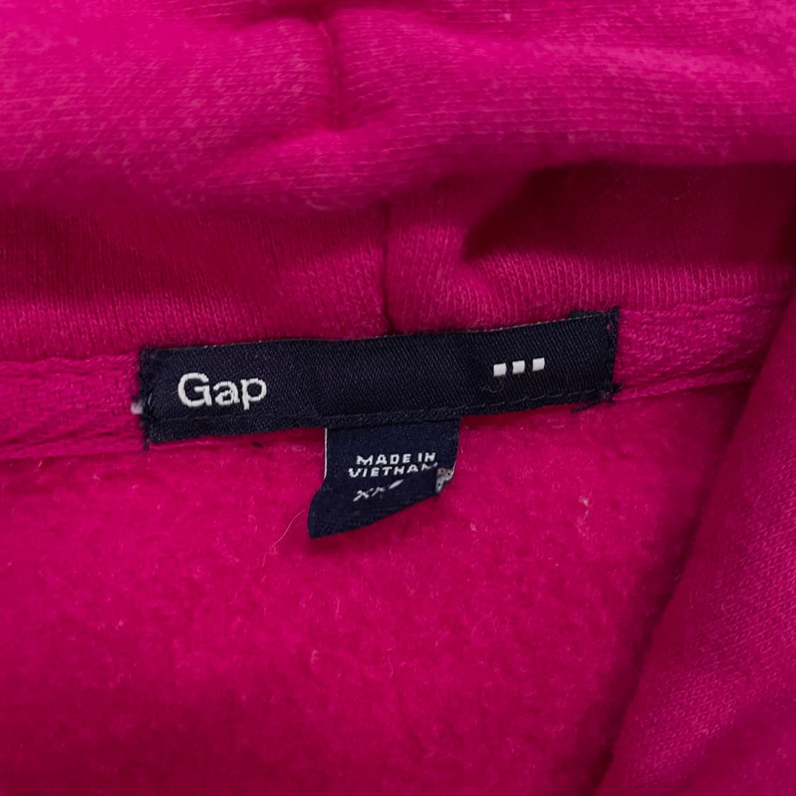 갭 Gap 스펠 로고 후드집업 핑크 상품이미지3