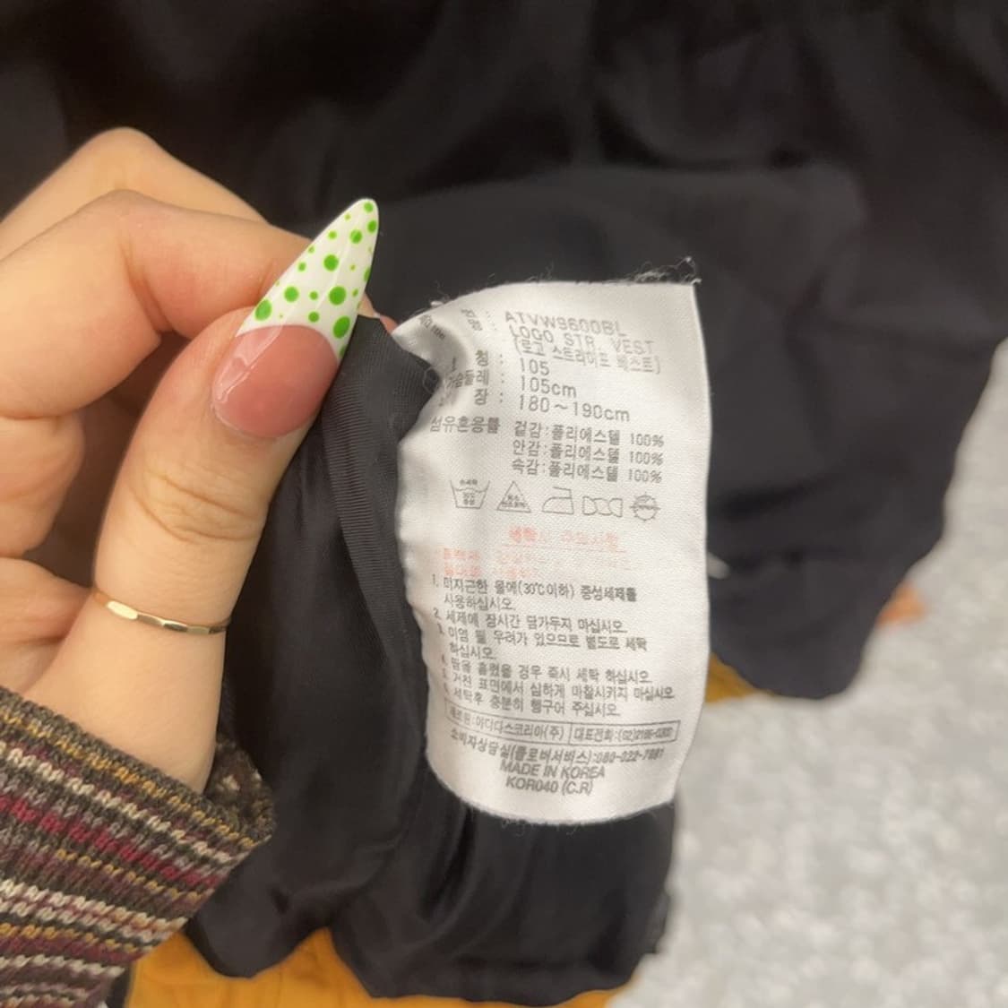 아디다스 올드스쿨 레트로 삼선 패딩 조끼 105 C09088 상품이미지6