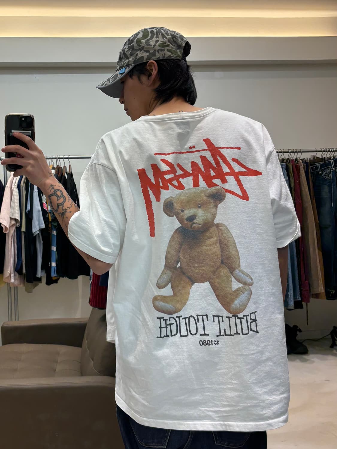 스투시 빌트 터프 곰돌이 반팔 티셔츠 상품이미지9