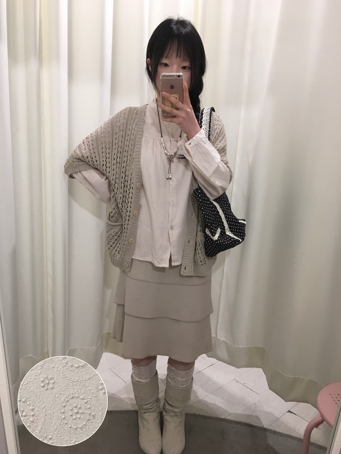 bellmount soft pink blouse 상품이미지1