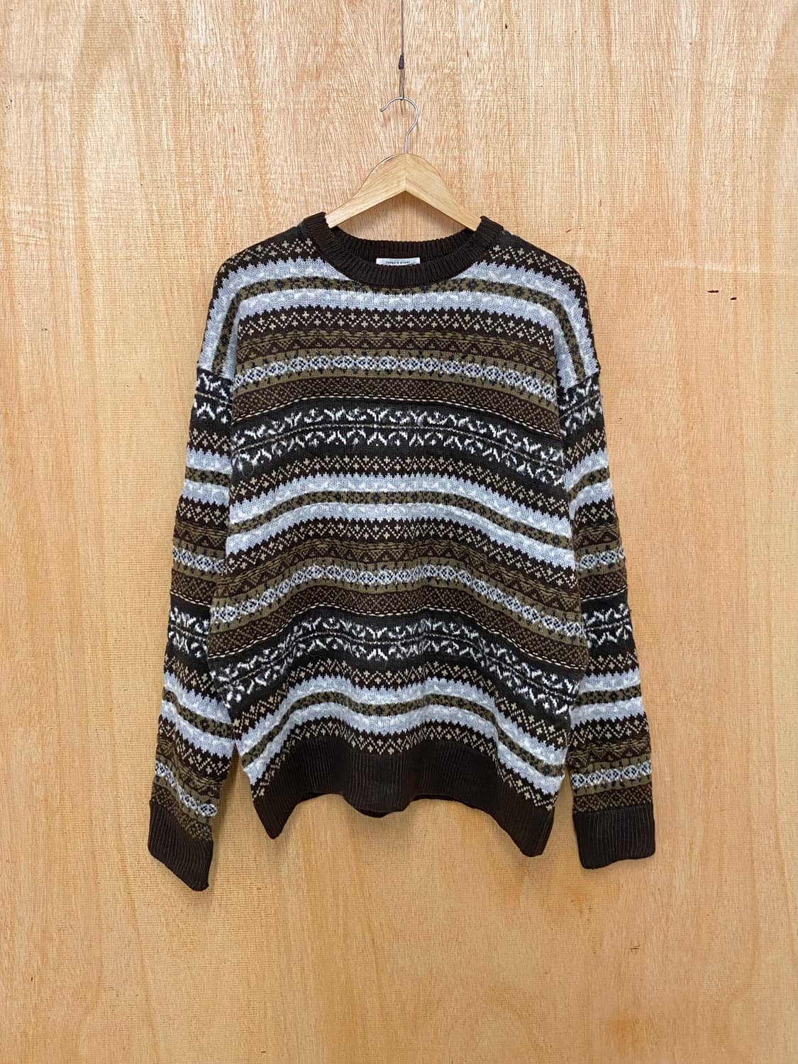 FREAK'S STORE fair isle knit 페어아일 니트 상품이미지3