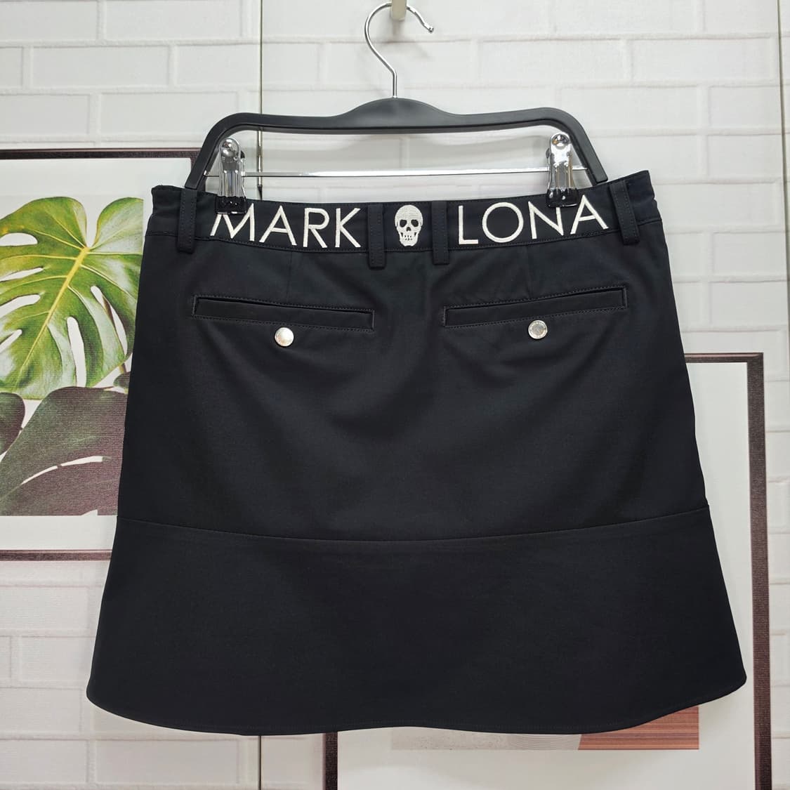 마크앤로나 골프 스커트 블랙 29인치 상품이미지4