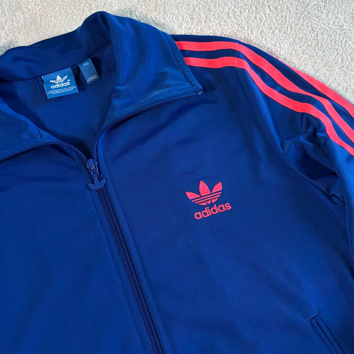 [100] 아디다스 파이어버드 블루 스몰로고 져지 상품이미지2