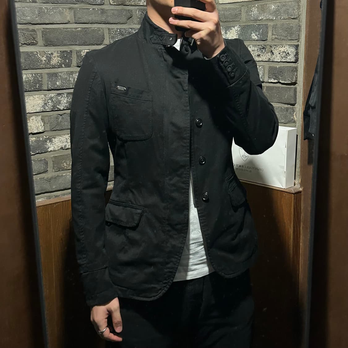 M) 디젤 Diesel 10ss 알케미 라인 버클 넥 자켓 상품이미지9