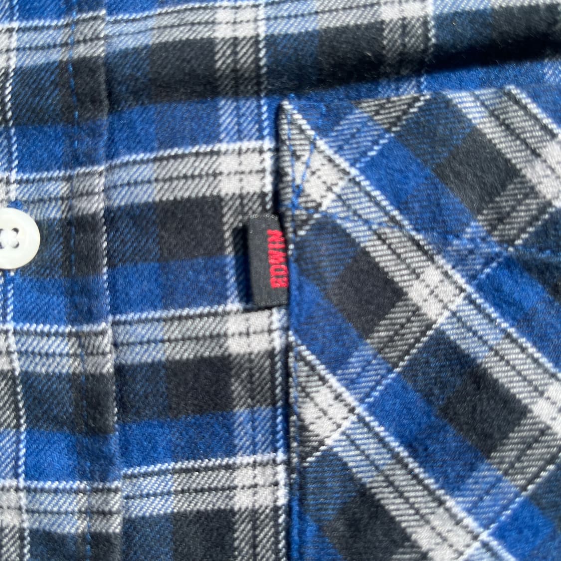 EDWIN(BODY FIRE) 체크셔츠 (실측확인) 상품이미지3