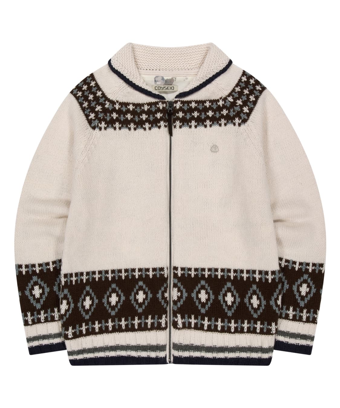 코이세이오 모시 코위찬 니트자켓 아이보리 상품이미지3