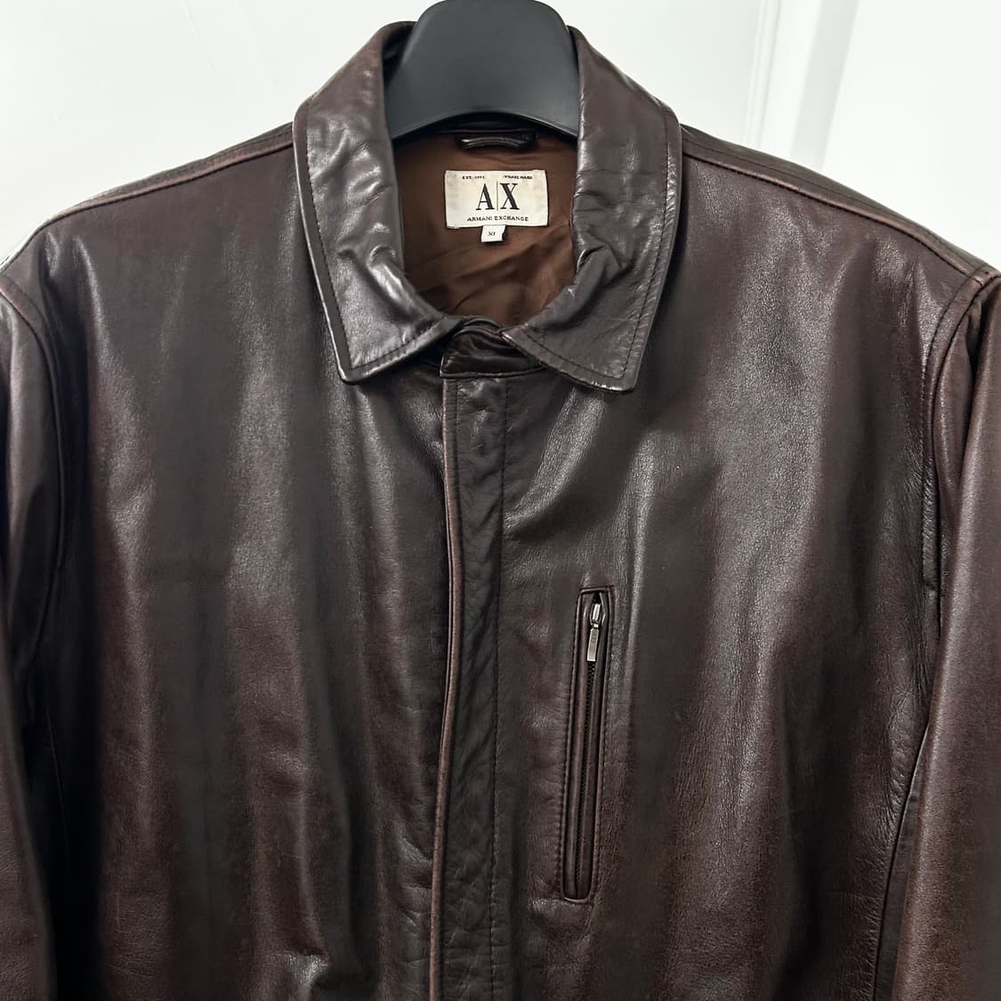 아르마니 익스체인지 소가죽 투웨이 쵸어 자켓 상품이미지6
