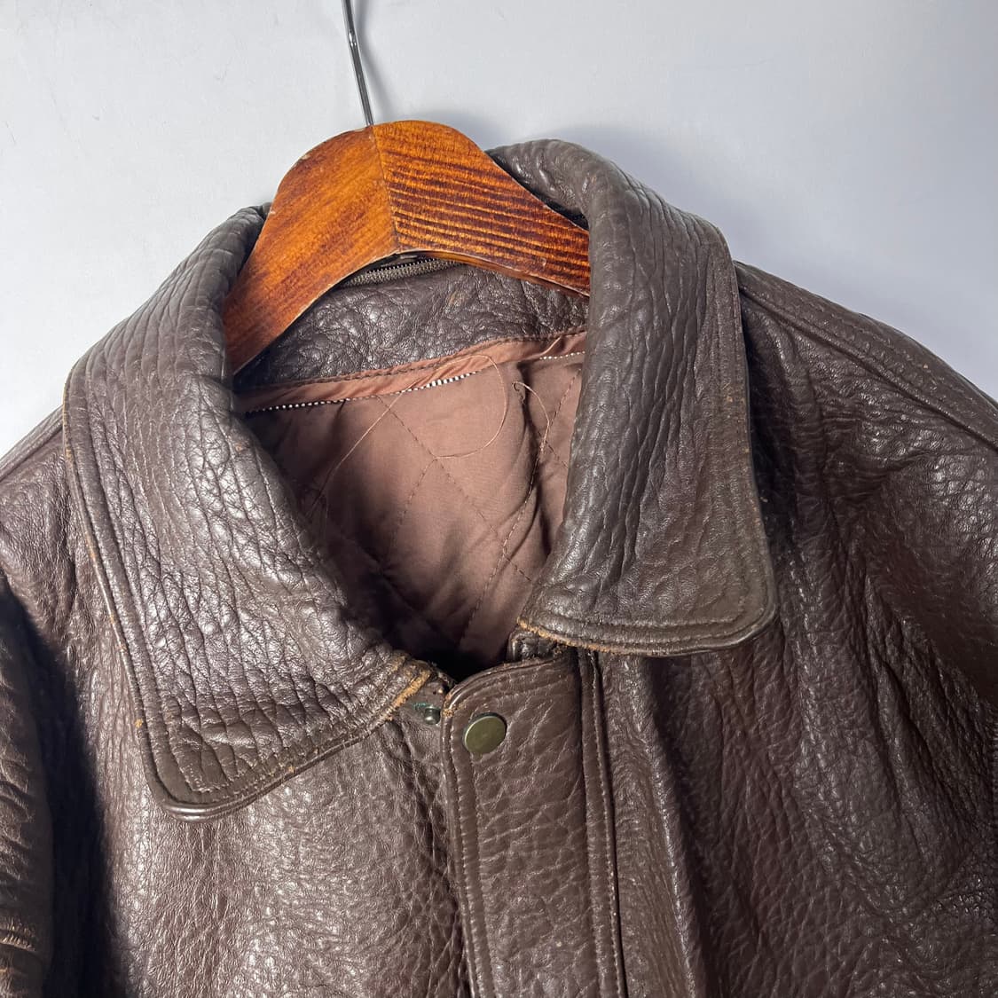 [JPN] 빈티지 램스킨 레더 봄버자켓 상품이미지3