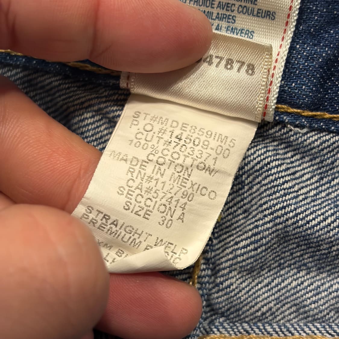 [30] 트루릴리젼 스트레이트 데님 청바지 팬츠 B895 상품이미지10