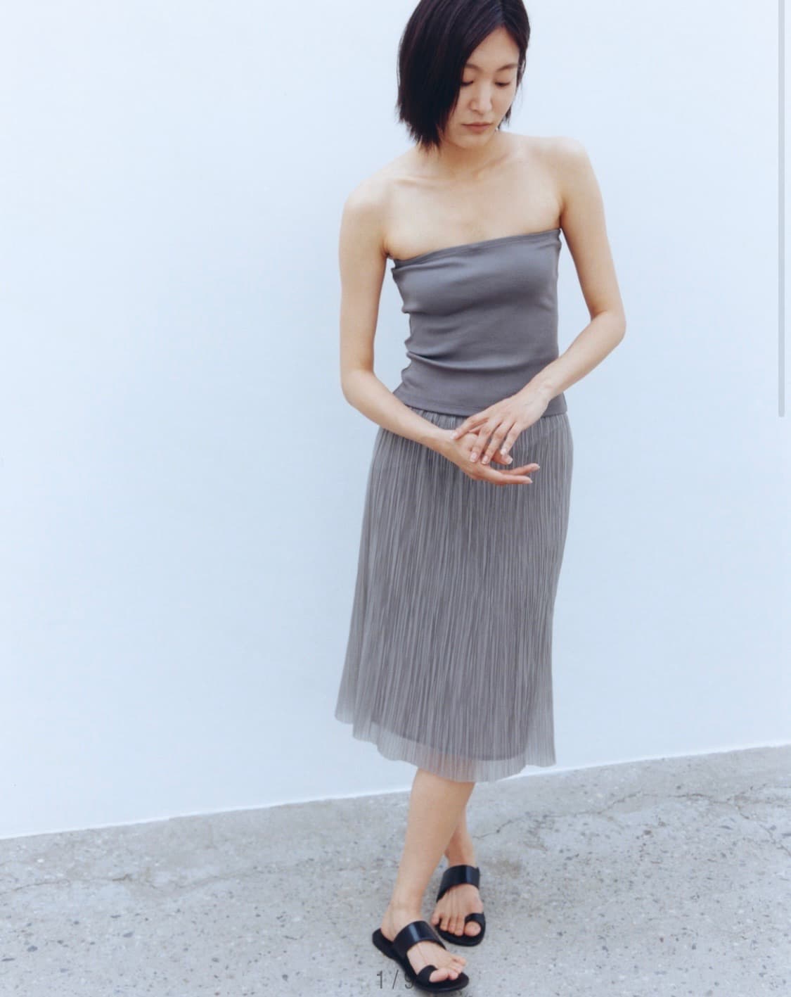 LFM 2-Way Tube Top / Gray 상품이미지3