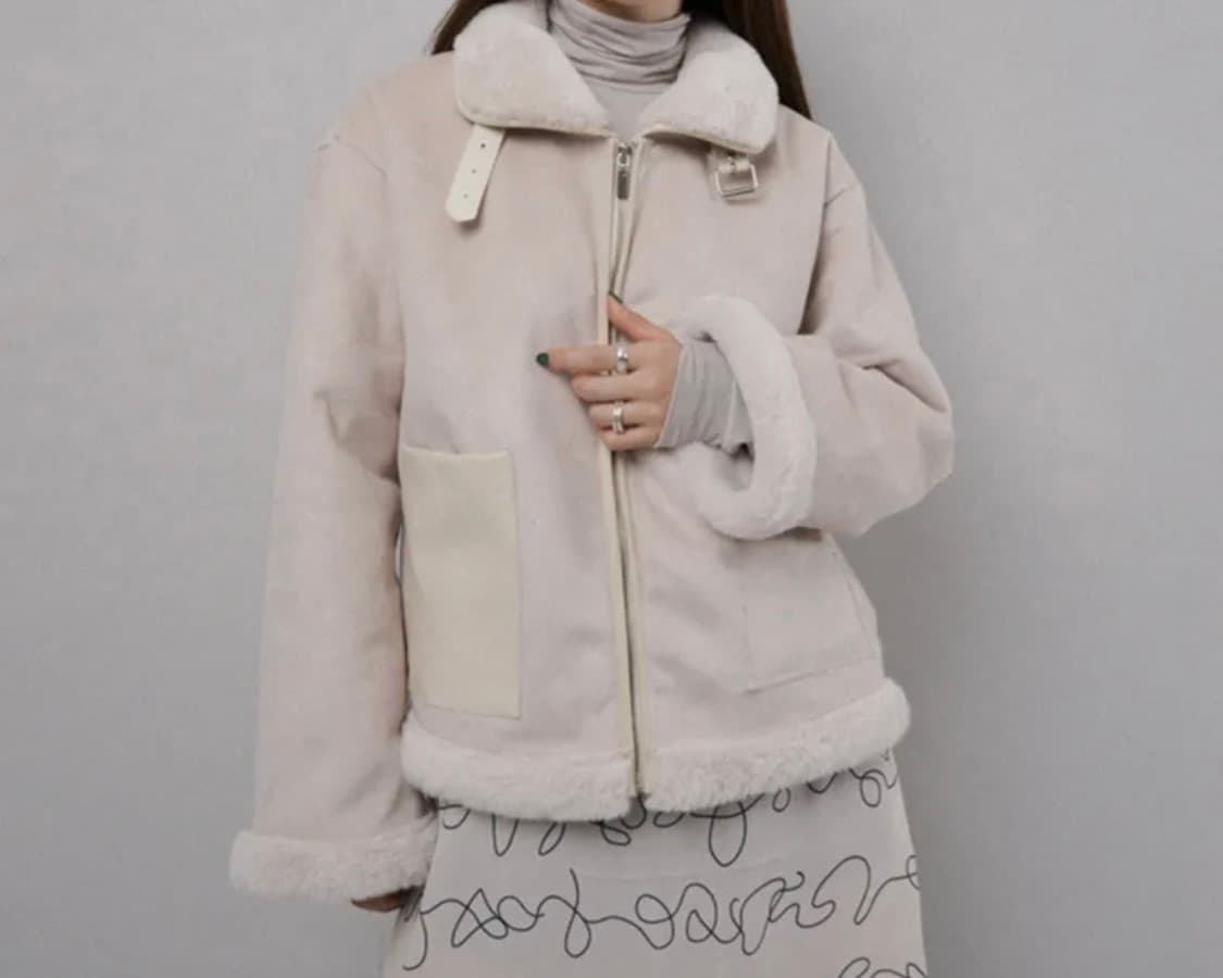 카타르시스 무스탕 연베이지 상품이미지1