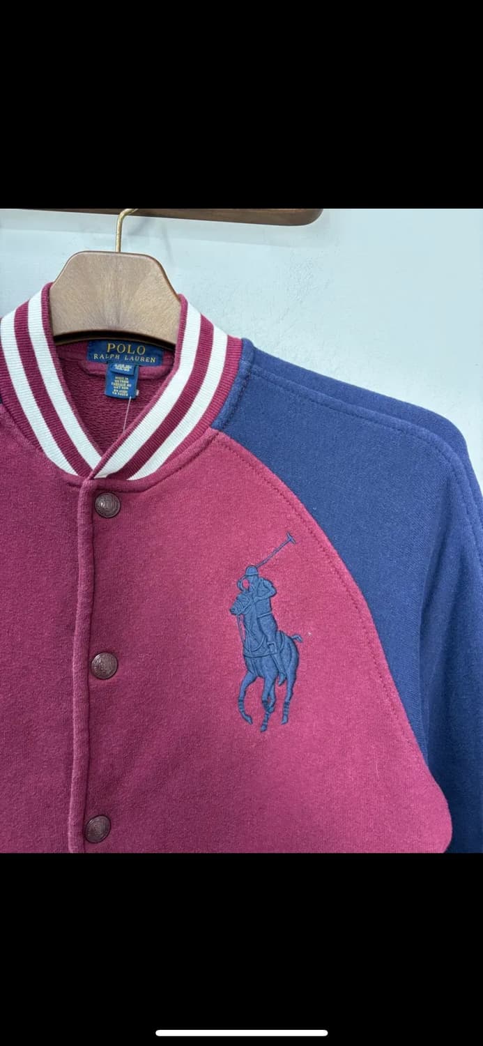 폴로랄프로렌 빅포니 배색 바시티 자켓 H1373 상품이미지3