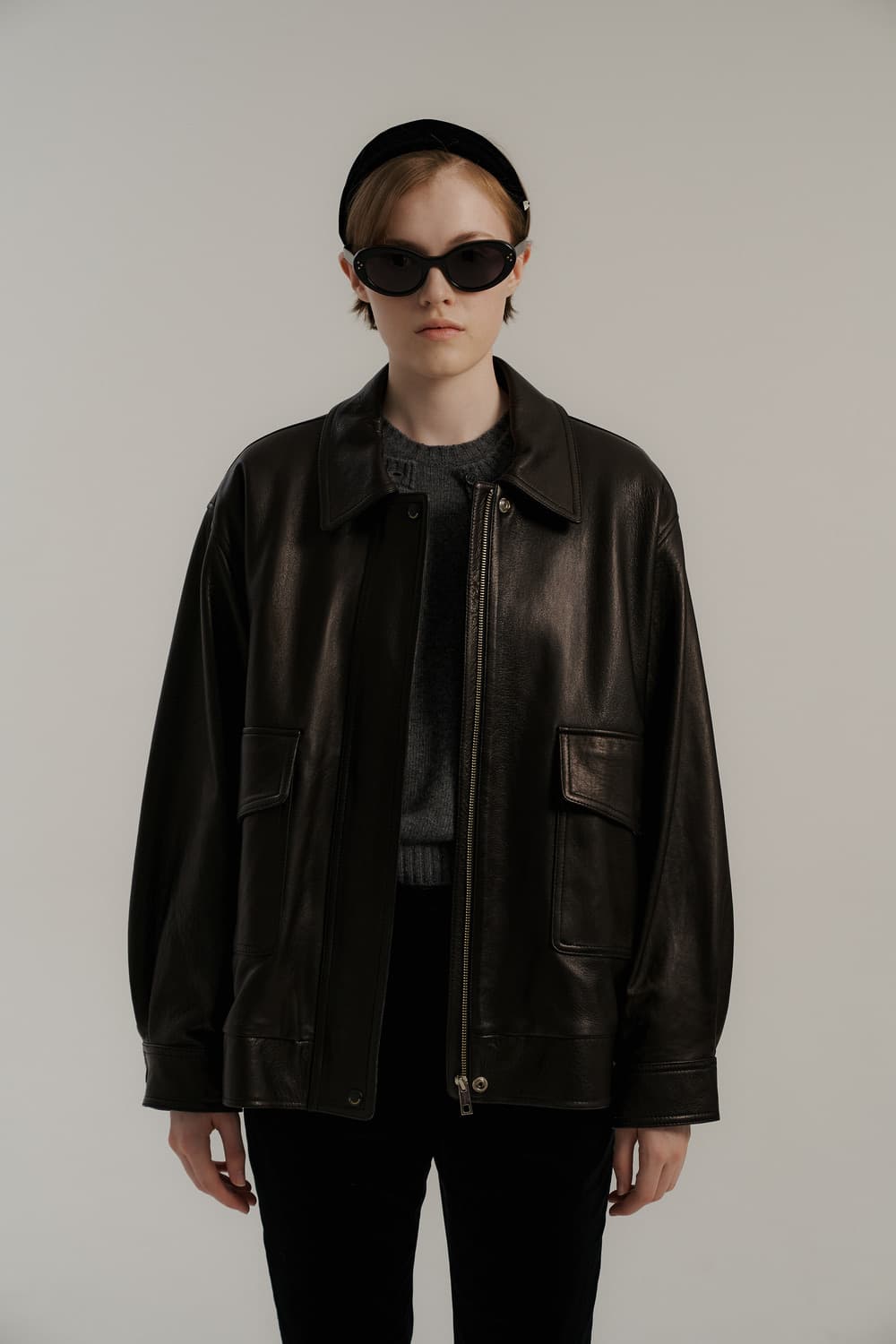 르베이스먼트 가죽자켓(램스킨) 상품이미지1