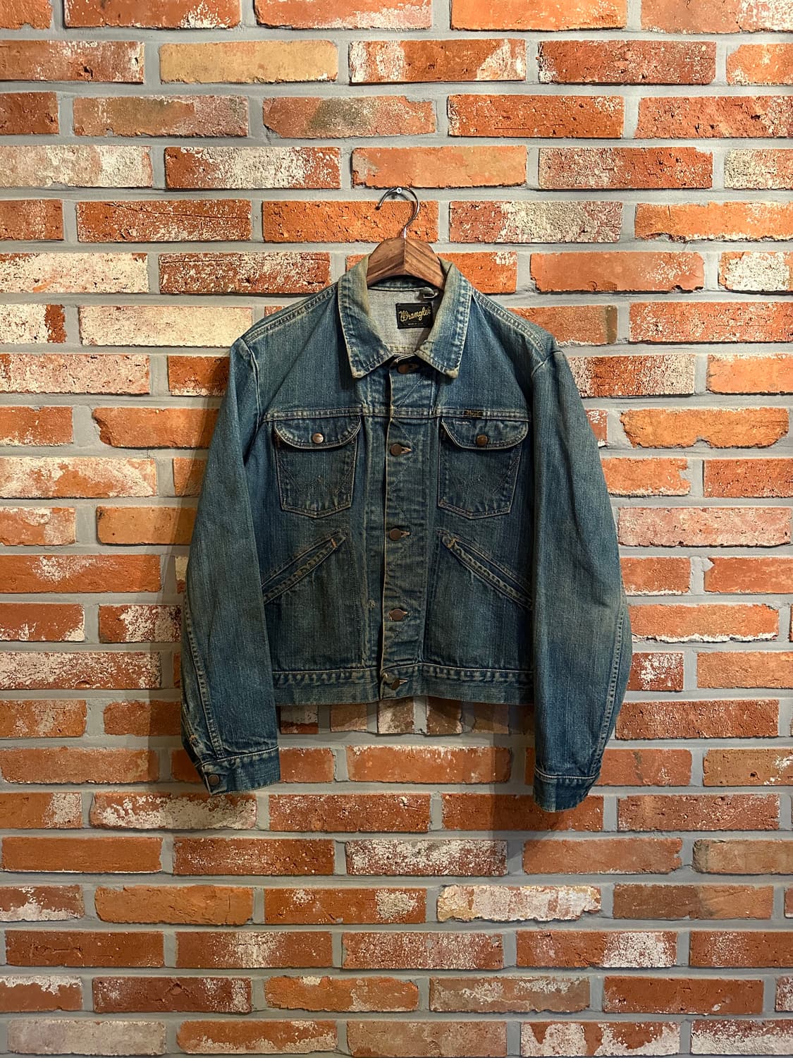 70s USA 빈티지 랭글러 126MJ 데님 자켓 상품이미지1