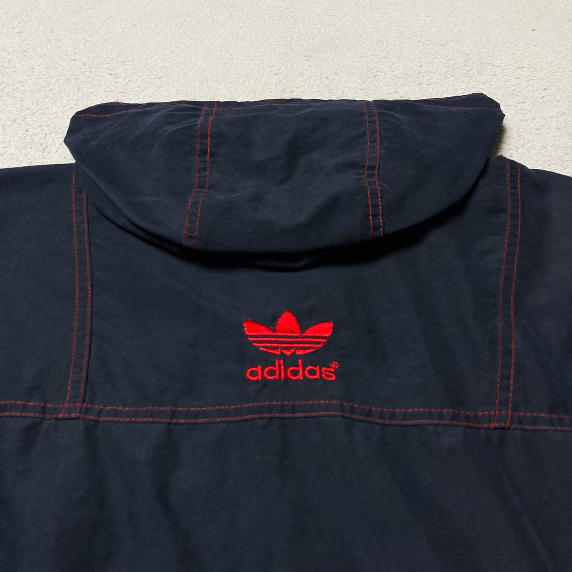 아디다스 90s 올드스쿨 해외판 스티치 후드 바람막이 상품이미지8