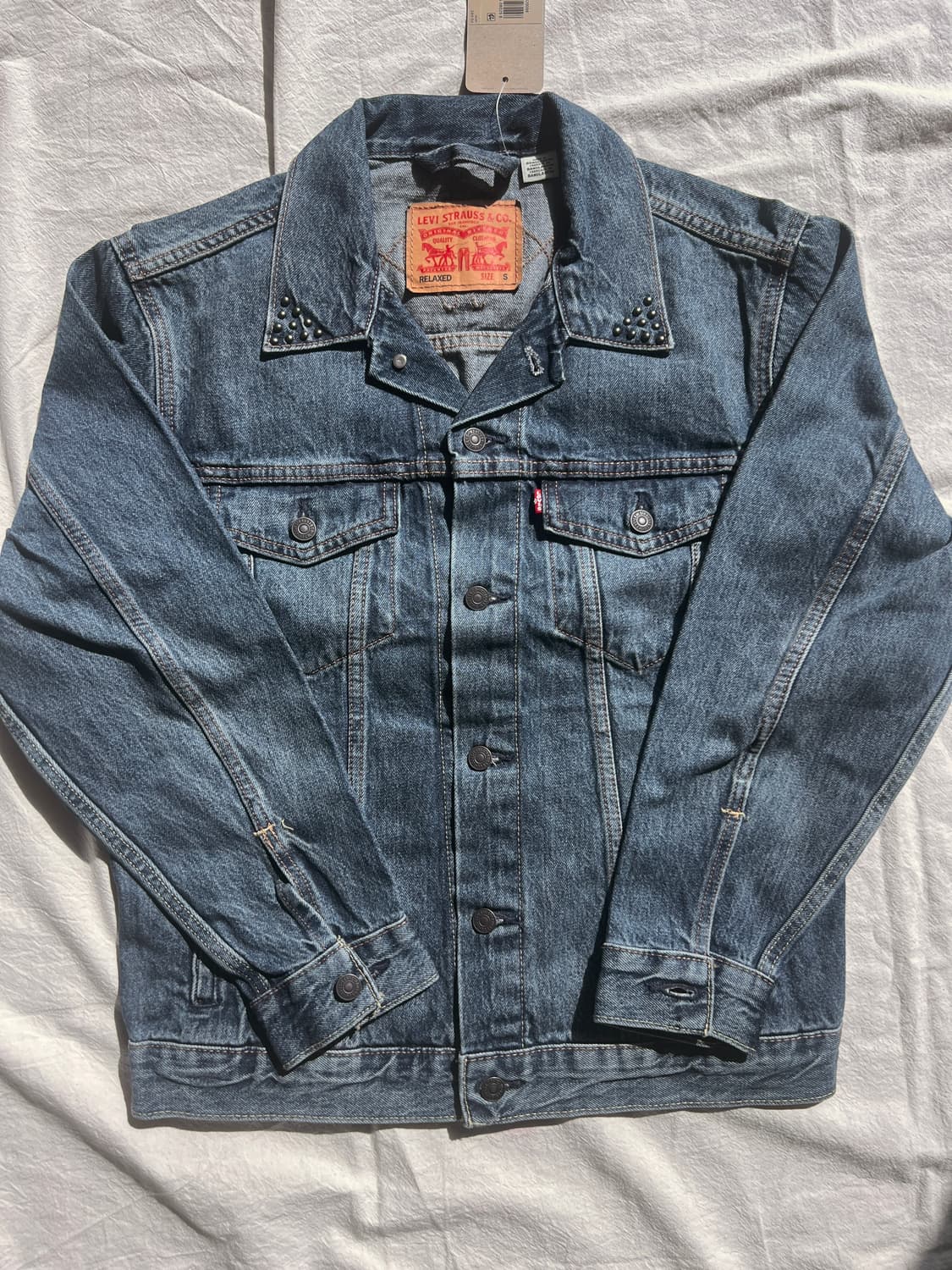 리바이스 릴렉스드 데님 트러커자켓 (청자켓)  S사이즈 새상품 상품이미지1