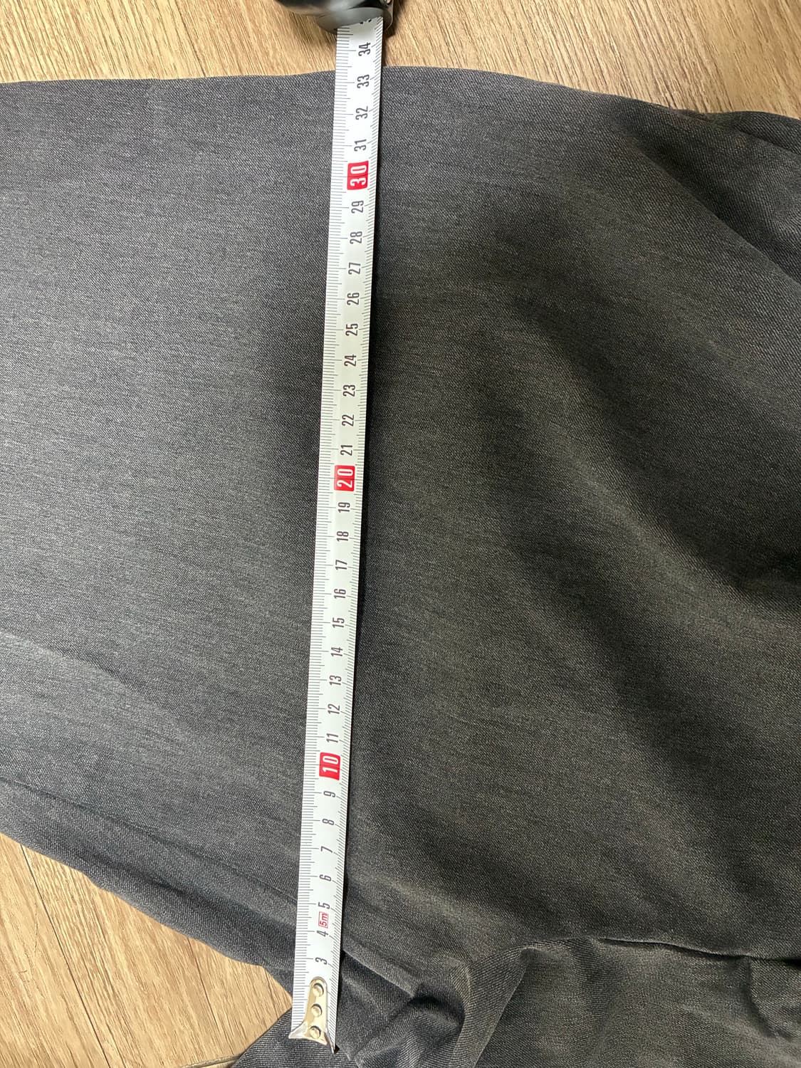 무신사 스탠다드 와이드 슬랙스 32사이즈 그레이 상품이미지6